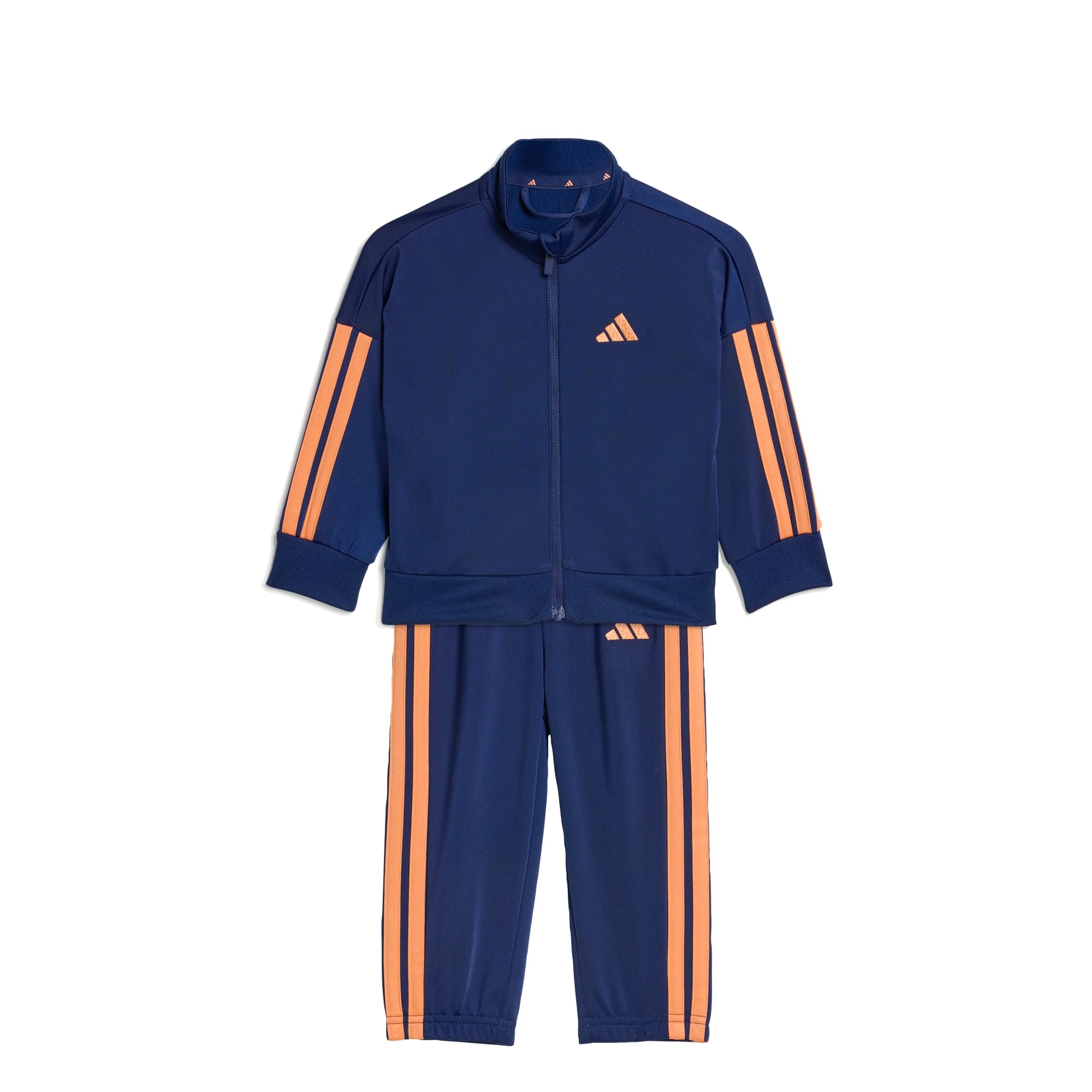 adidas Mixte bébé ESSENTIALS CLIMACOOL TRACKSUIT, dark blue/Dusky Orange, 9-12 Months