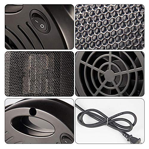 Anself Aquecedor Elétrico Fãs 500 W Portátil Mini Aquecedor de Espaço Cerâmica Útil Aquecedores de I
