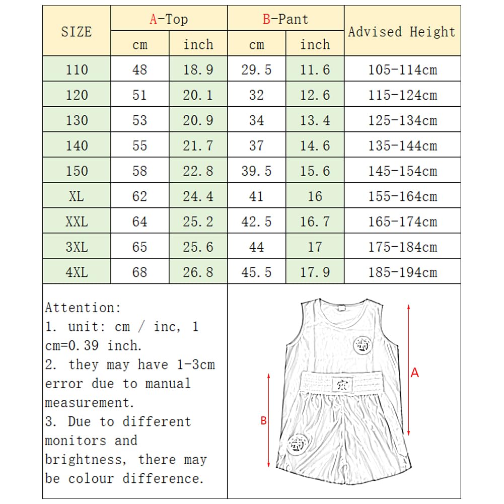 Unisex Bambini Set di Uniformi da Boxe Adulto Muay Thai Sanda Abbigliamento da Competizione Prestazioni Tuta Pantaloncini Gilet ad Asciugatura Rapida Top