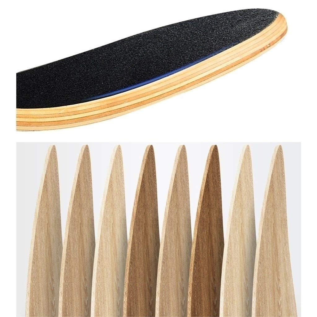 Lgan Skateboard Erwachsene, 31x8in Ahorn Longboard Kinder, Anfänger Skateboard Deck, Mädchen Pennyboard (Color : FF)