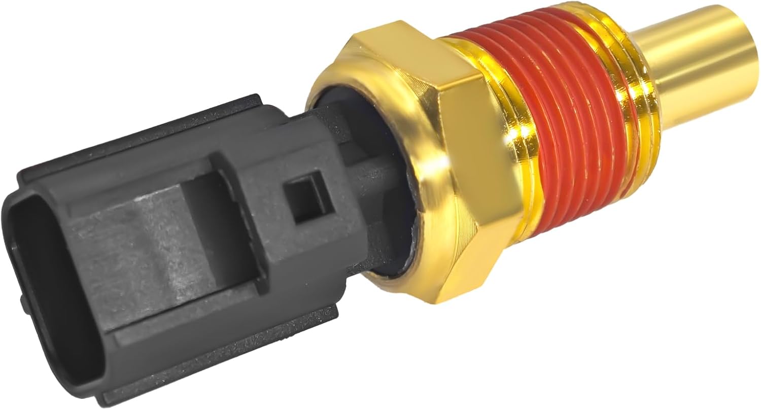 Engine Coolant Temperature Sensor 56027873 with Connector Pigtail Harness - Compatible with Chrysler Dodge Dakota Jeep - Replace Part Numbers 5S1500, SU3035, TX81, 2132811