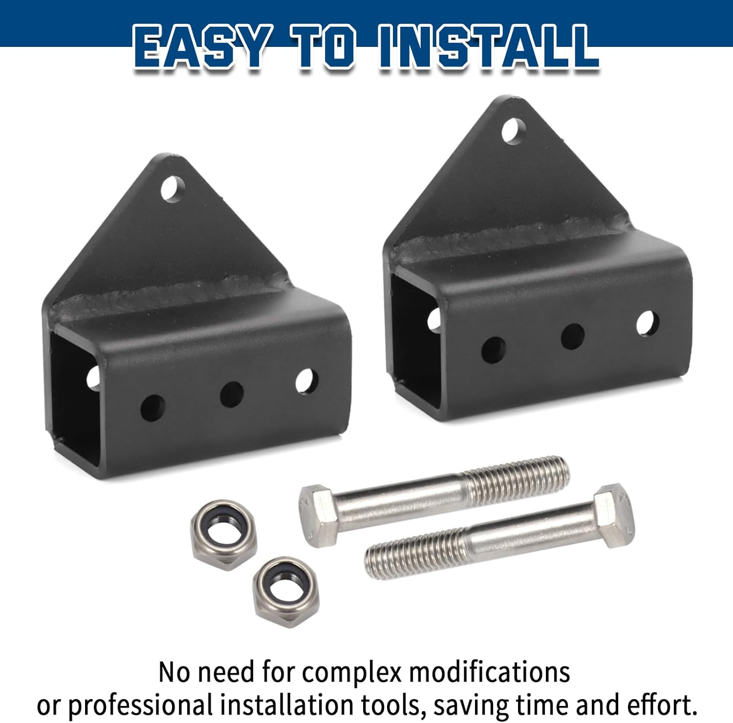 ATV Snow Plow Conversion Kit Bracket - Push Tube Conversion Kit Bracket for Plow 4501-0897 (13-14" Ground Clearance)