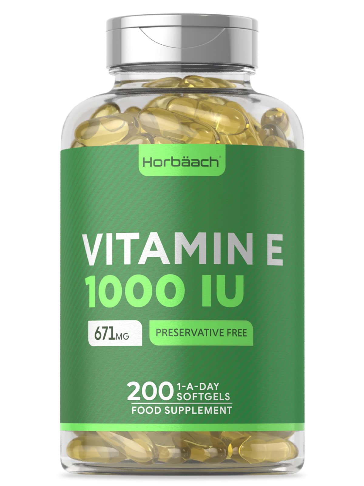 Vitamin E 1000iu 0 Softgel Capsules High Strength Antioxidant Non Gmo Gluten Free Supplement Buy Online In South Korea At Desertcart