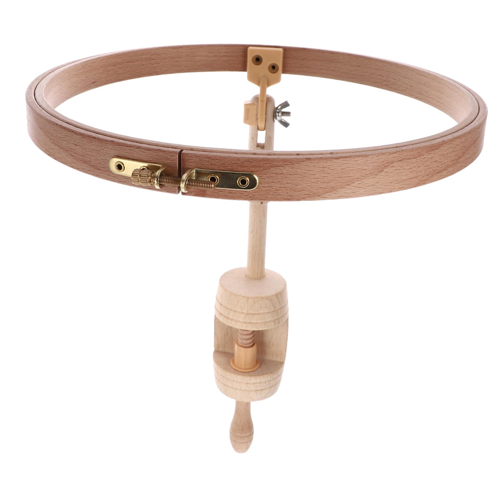 Gogogmee Embroidery Stand Wooden Rack Hoop Frame Holder Stable Stitching Surface