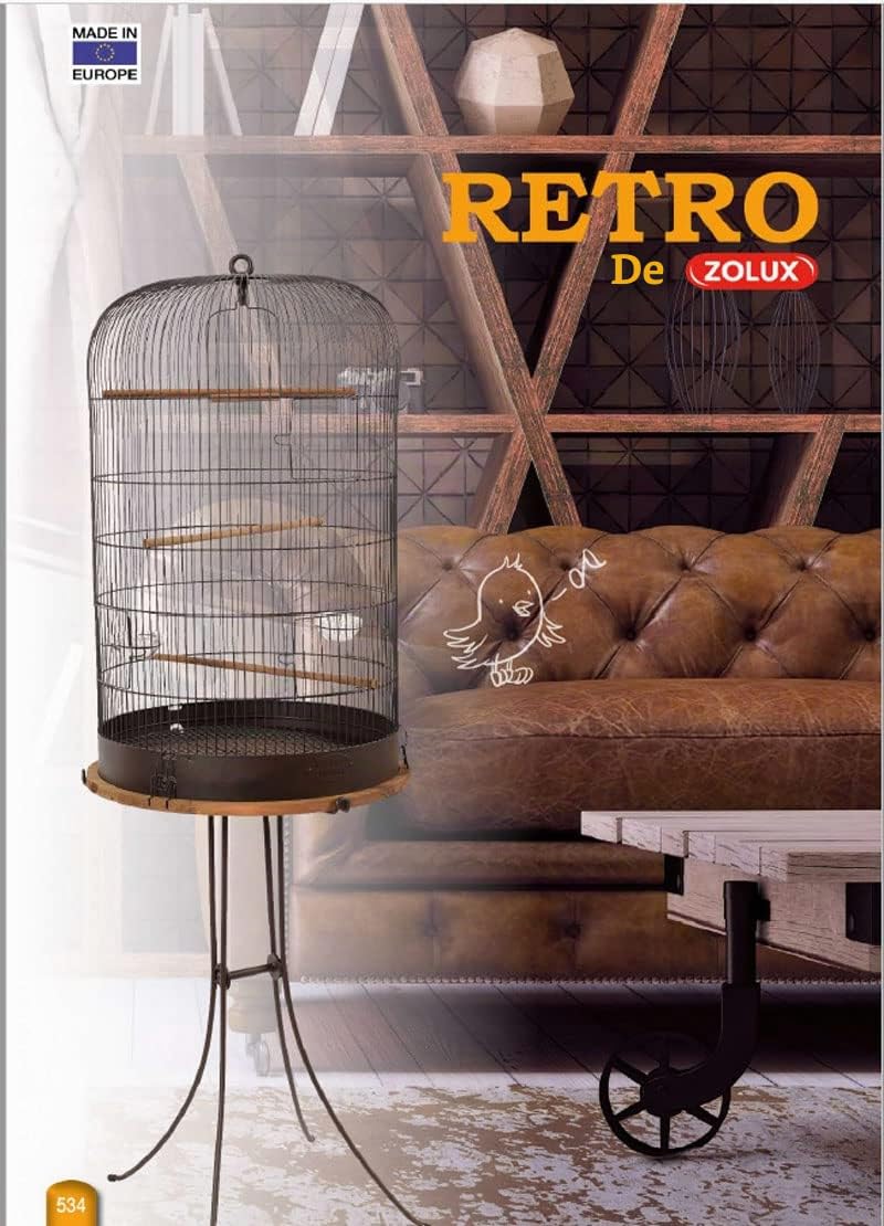 Zolux Jaula para pájaros Vintage Lise diámetro 38 cm