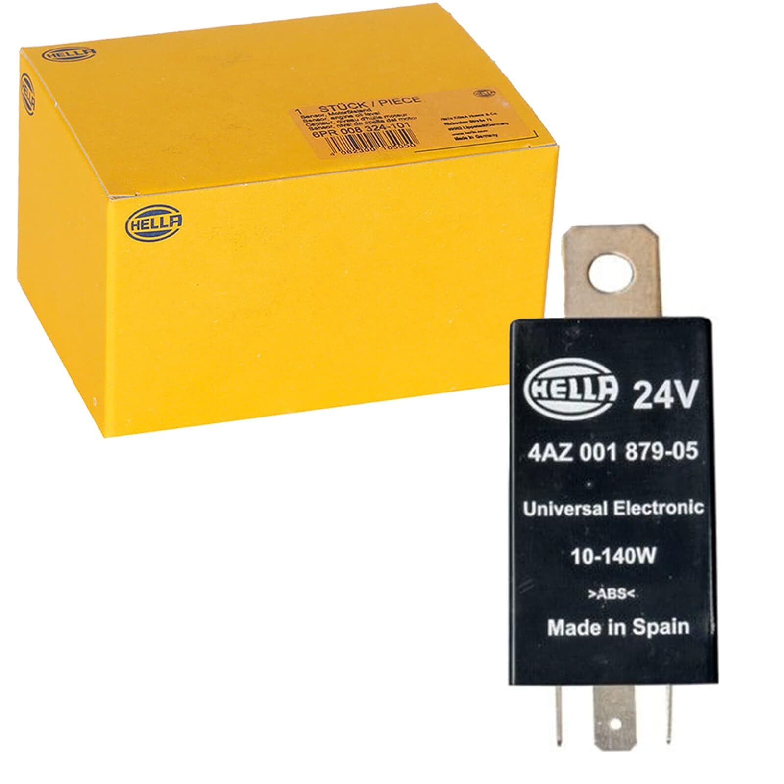 HELLA 4AZ 001 879-051 Blinkgeber - 24V - 3-polig - Anbau - mit Halter