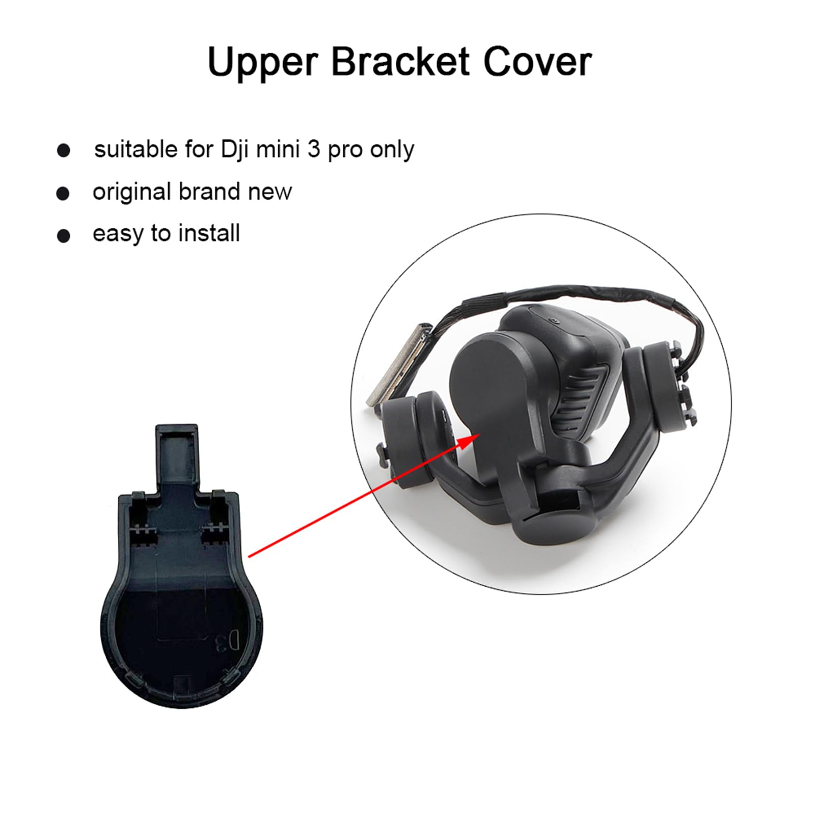 Bras De Cardan (Gimbal Axis Arm) Pour DJI Mini 3 / Mini 3 Pro - Occasion, Sans Objectif