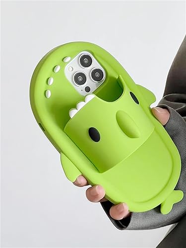 Miniatura 2 de Fundas para iPhone 14 Pro Max para mujeres y niñas, pantuflas 3D, estilo hawaiano, estilo kawaii, caricatura, funda de silicona suave compatible con