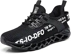 Tênis de corrida esportivo masculino de malha respirável para corredores de trilha