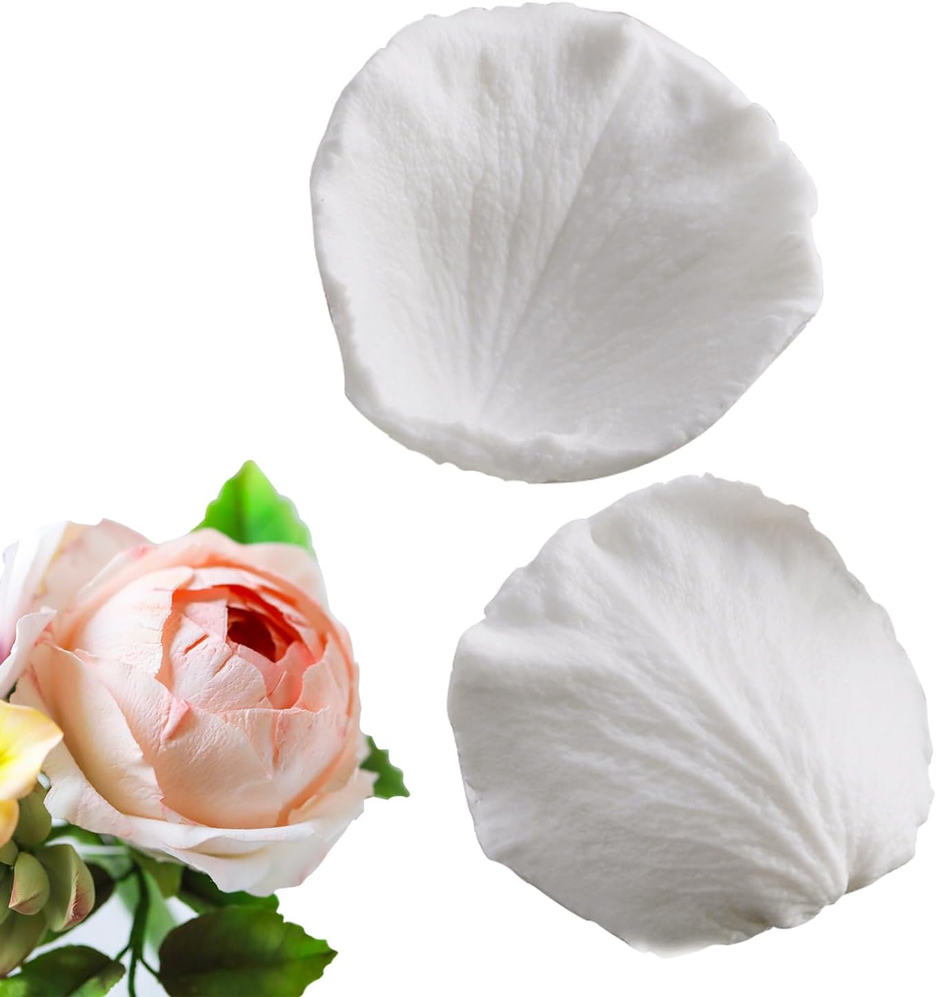 SK Rose Petals Silicone Fondant Mold Sugar Paste Baking Mould Cookie Pastry