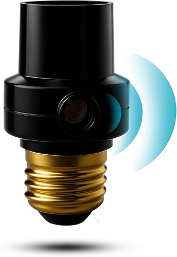 Miniatura 1 de El sensor de luz de fotocélula enciende la luz al anochecer y se apaga al amanecer, funciona con fluorescentes compactos o bombillas CFL y luces