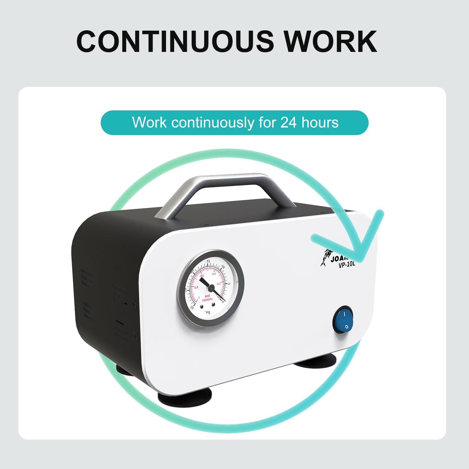 JOANLAB Vacuum Pump - 10L/min, Oil-Free -4