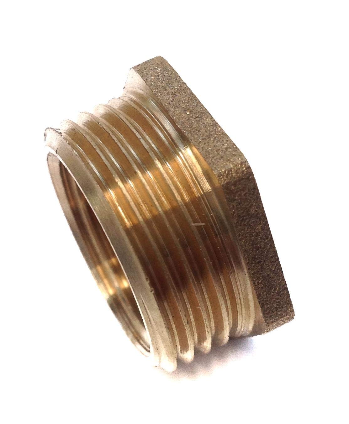 1 1/4" x 1" Brass Hexagon Threaded Bush, Thread Size - 1 1 /4 Inch x 1 Inch BSP - Image 2