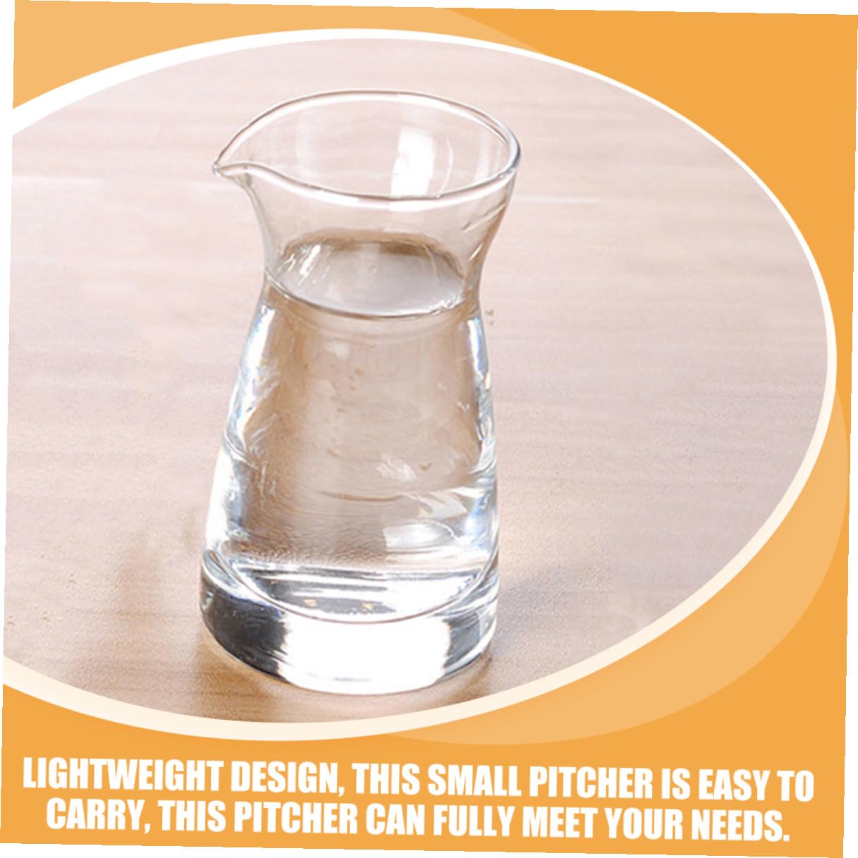 BESPORTBLE Glas Milchkännchen Hält Speisen Frisch aus Glas 80 Ml 6 Stück Elegante Kleine Milchausgießer und Restaurant