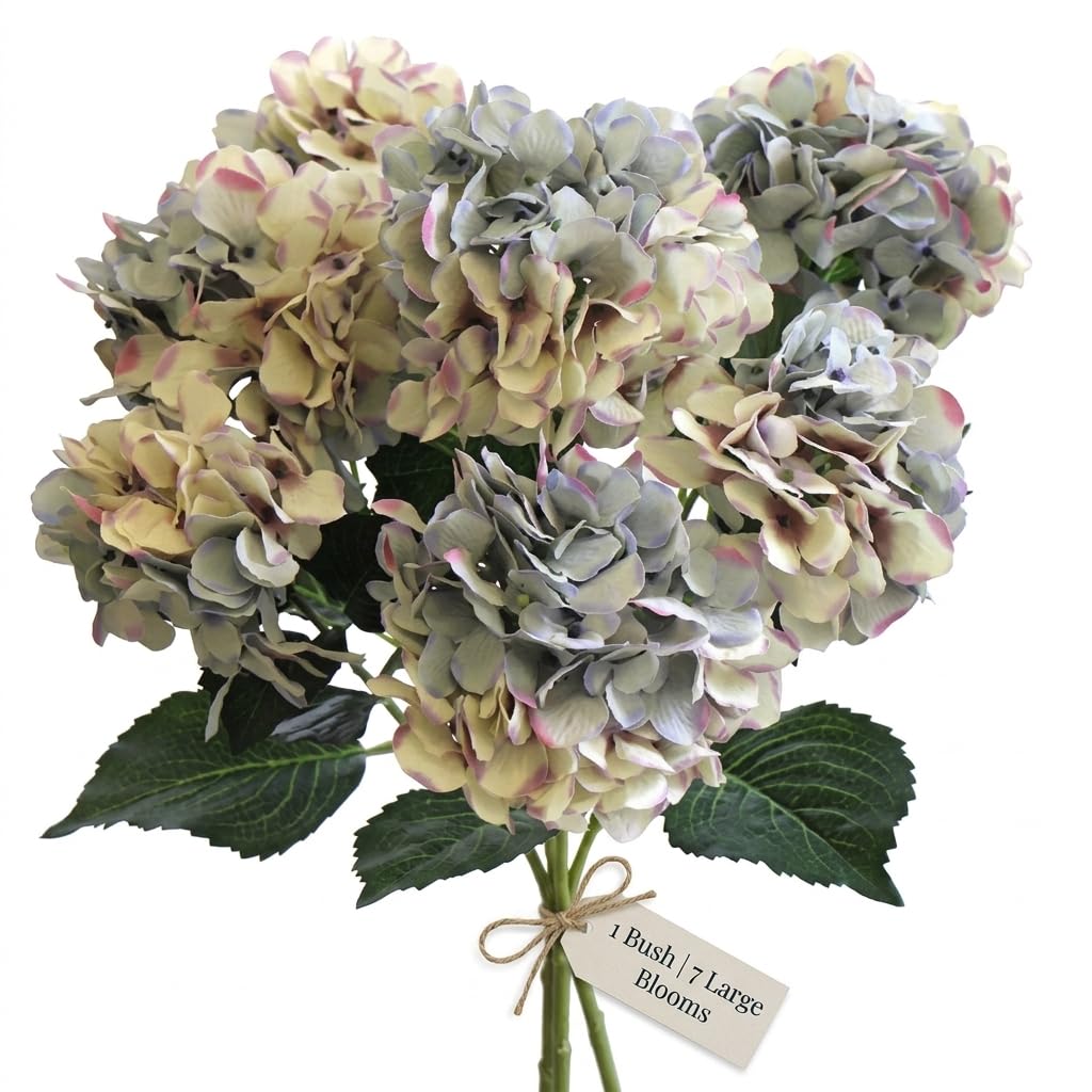 Larksilk Real Touch Lavender Blue Hydrangea Bush