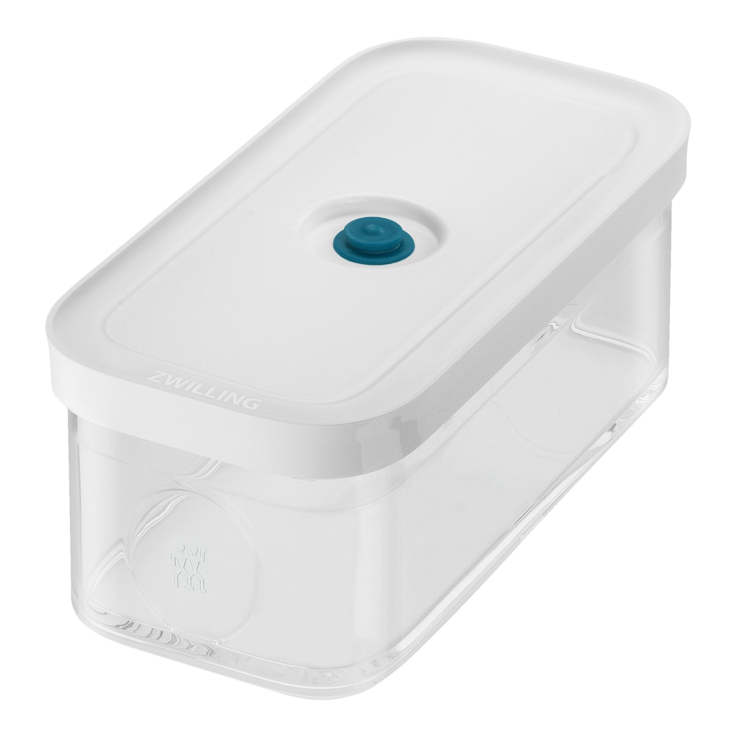 ZWILLING Fresh & Save Cube La Mer Box, Size M, Modular & Stackable Storage Jar, Airtight & Vacuum Storage, Dishwasher Safe, Transparent La Mer