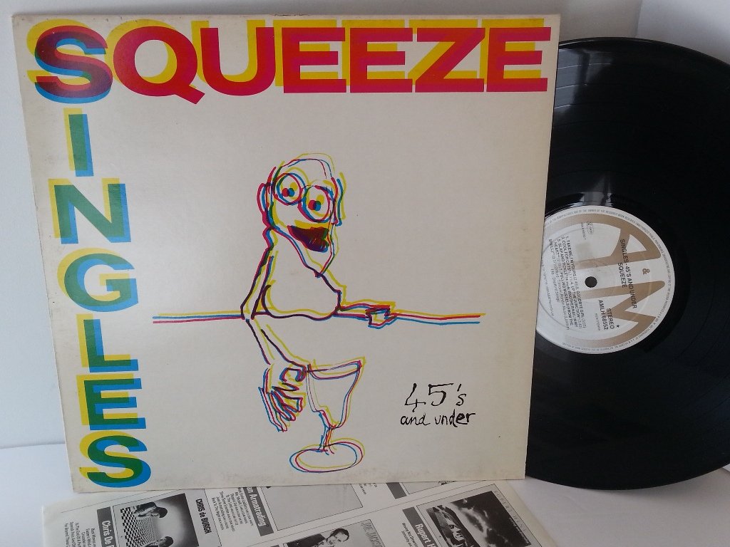 SQUEEZE singles 45's and under AMLH68552.