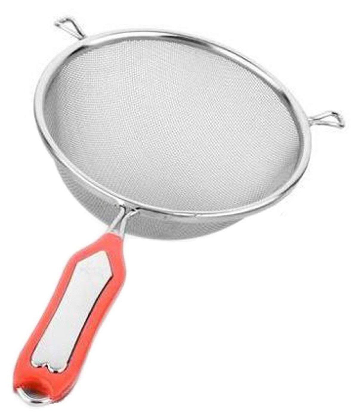 First Front Stainless Steel Soup Juice Strainer Liquid Filter (14 cm, Silver)