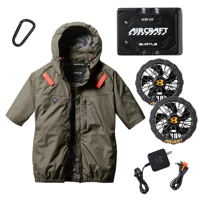 バートルAC2066 &デバイスバック限定&ピンクファン&アームカバーセット バートル AC2066SET [春夏用]エアークラフトセット サイドファンAC半袖