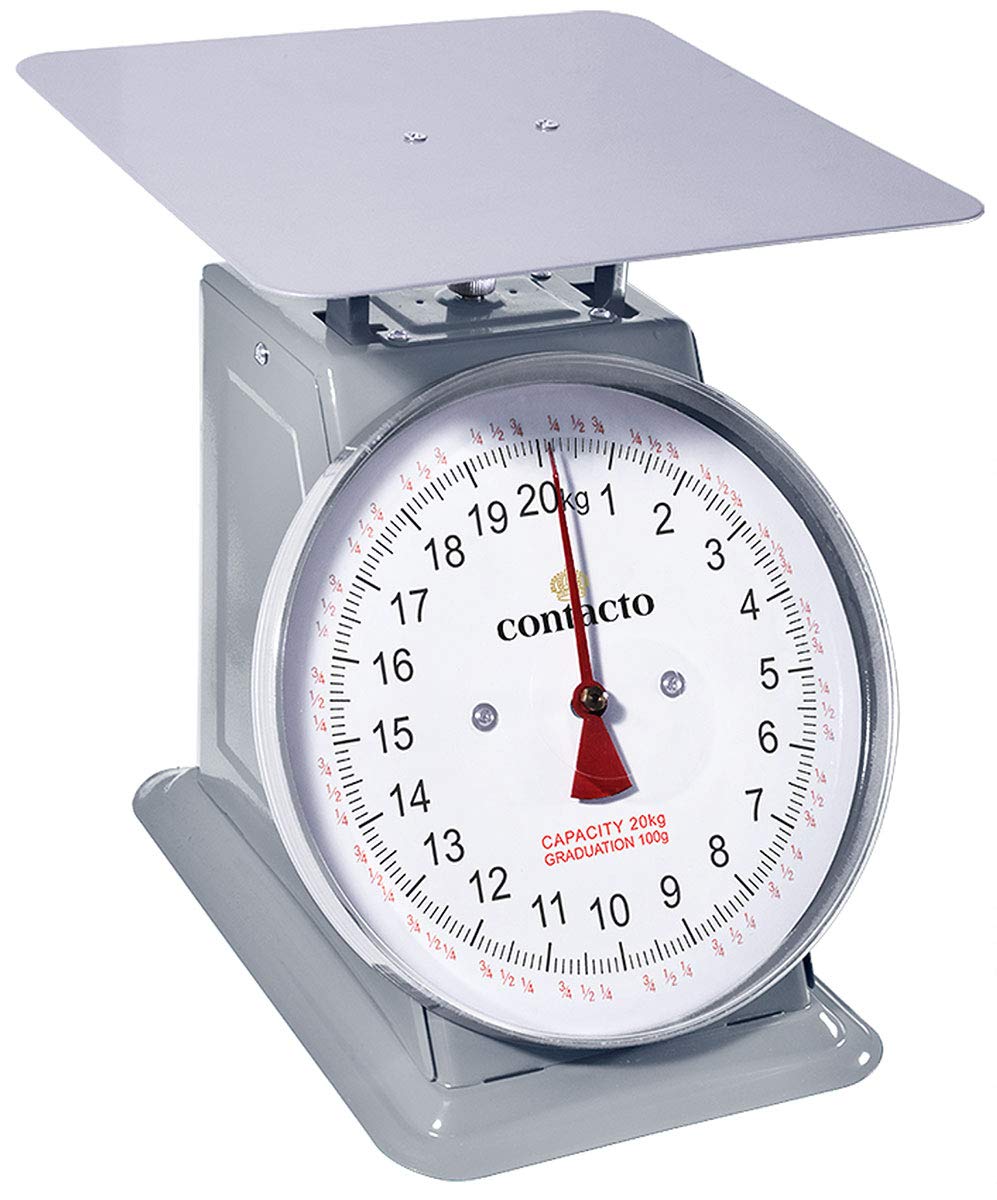 Contacto Edelstahl Küchenwaage bis 20 kg