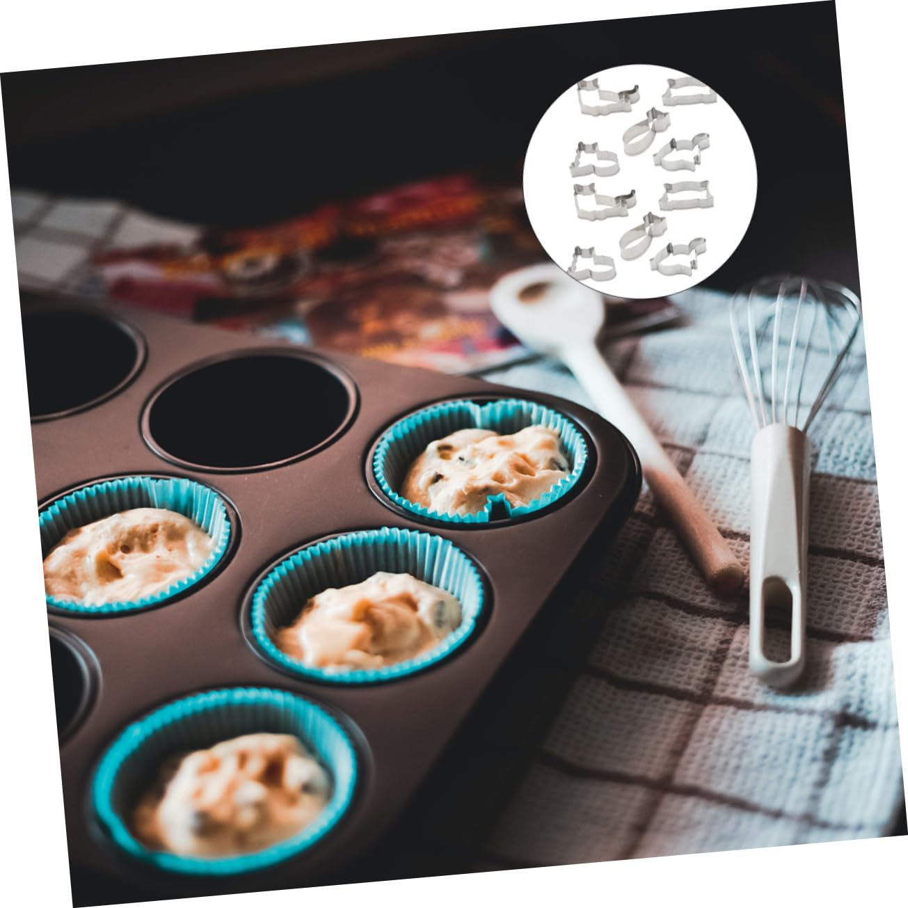 Alipis 3juegos Molde Para Galletas Forma De Gato Inoxidable Herramienta De Cortador De Frutas y Galletas Plateado