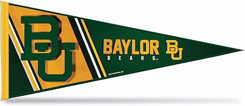 Vista 50 de Rico Industries NCAA Primary - Banderín de fieltro para decoración de pared, de 12 x 30 pulgadas, ideal para el hogar, dormitorio, decoración