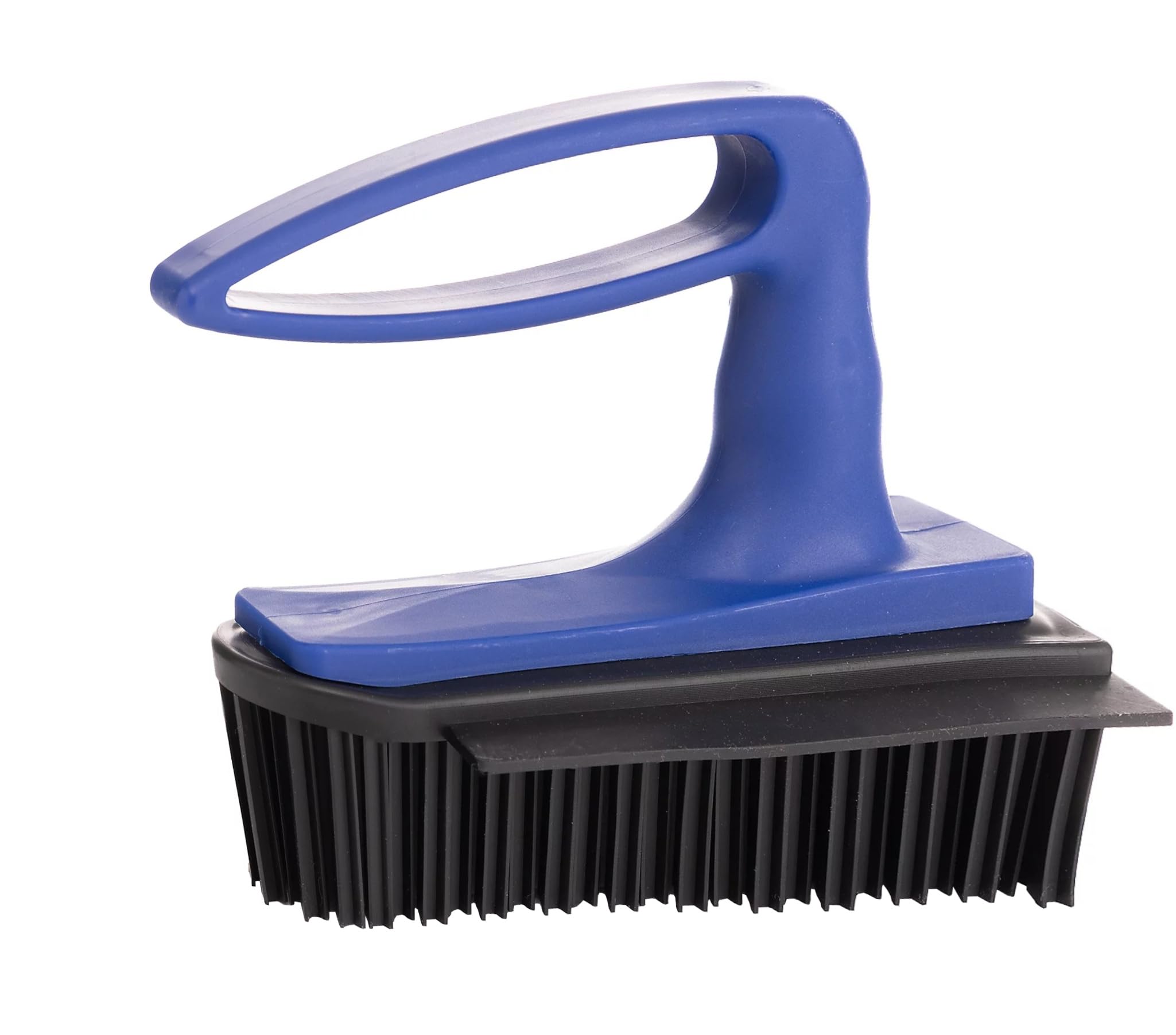 AQUA CLEAN Handbesen Universal mit A-Gummiborsten, integrierte Abziehlippe, Kunststoff-Gummi-Konstruktion (Blau)