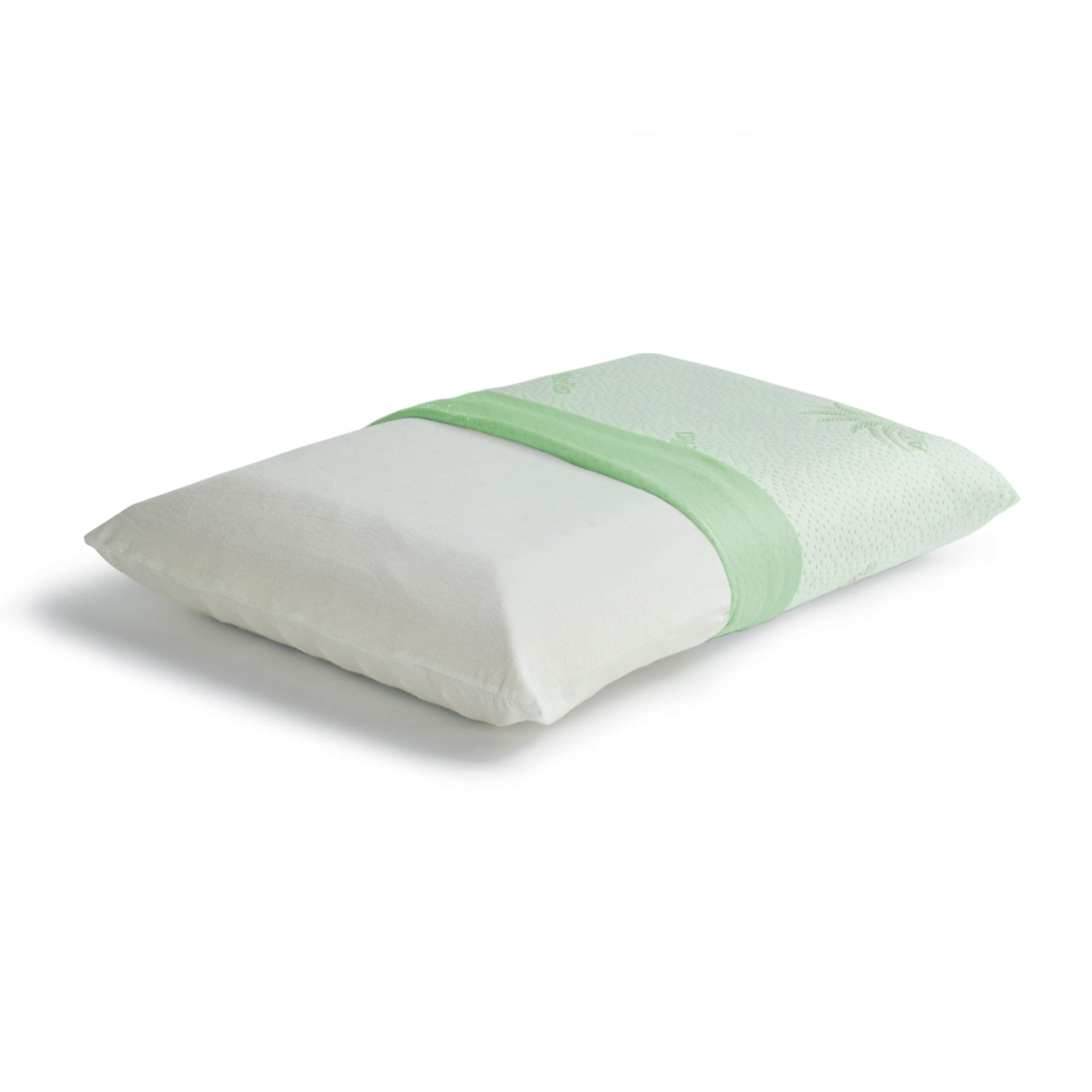 Cortassa - Almohada de espuma viscoelástica con revestimiento de aloe vera, almohada de apoyo suave, cojín para dolor cervical brazos, anatómico, hipoalergénico H15 individual
