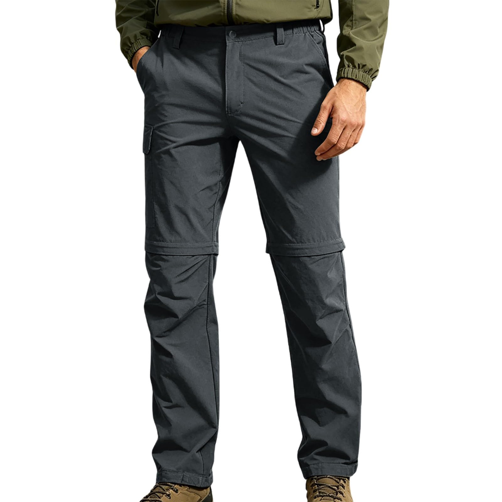 Pantaloni Uomo Estivi Corti, Pantaloni Uomo Tuta | Pantaloni casual elasticizzati con rimovibili per attività all'aperto e per l'uso quotidiano Traspiranti comodi
