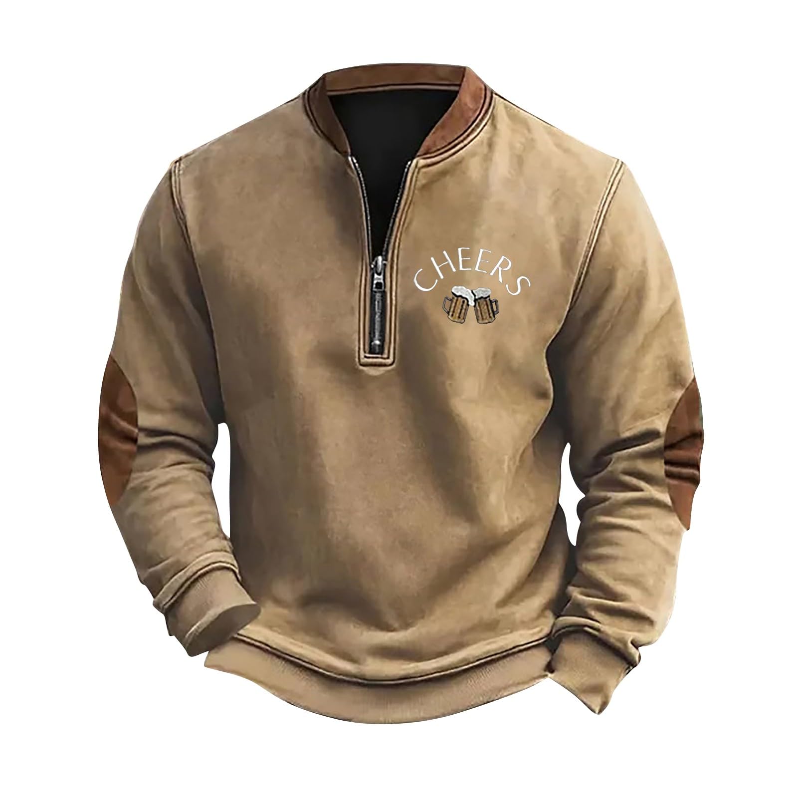 Camisa Sin Mangas Hombre Men's Casual Fashionable Loose and Trendy Printed Button Top Long Sleeved Sweatshirt Deporte Camiseta Ciclismo Protección Solar Manga Larga Jersey Corta Gimnasio