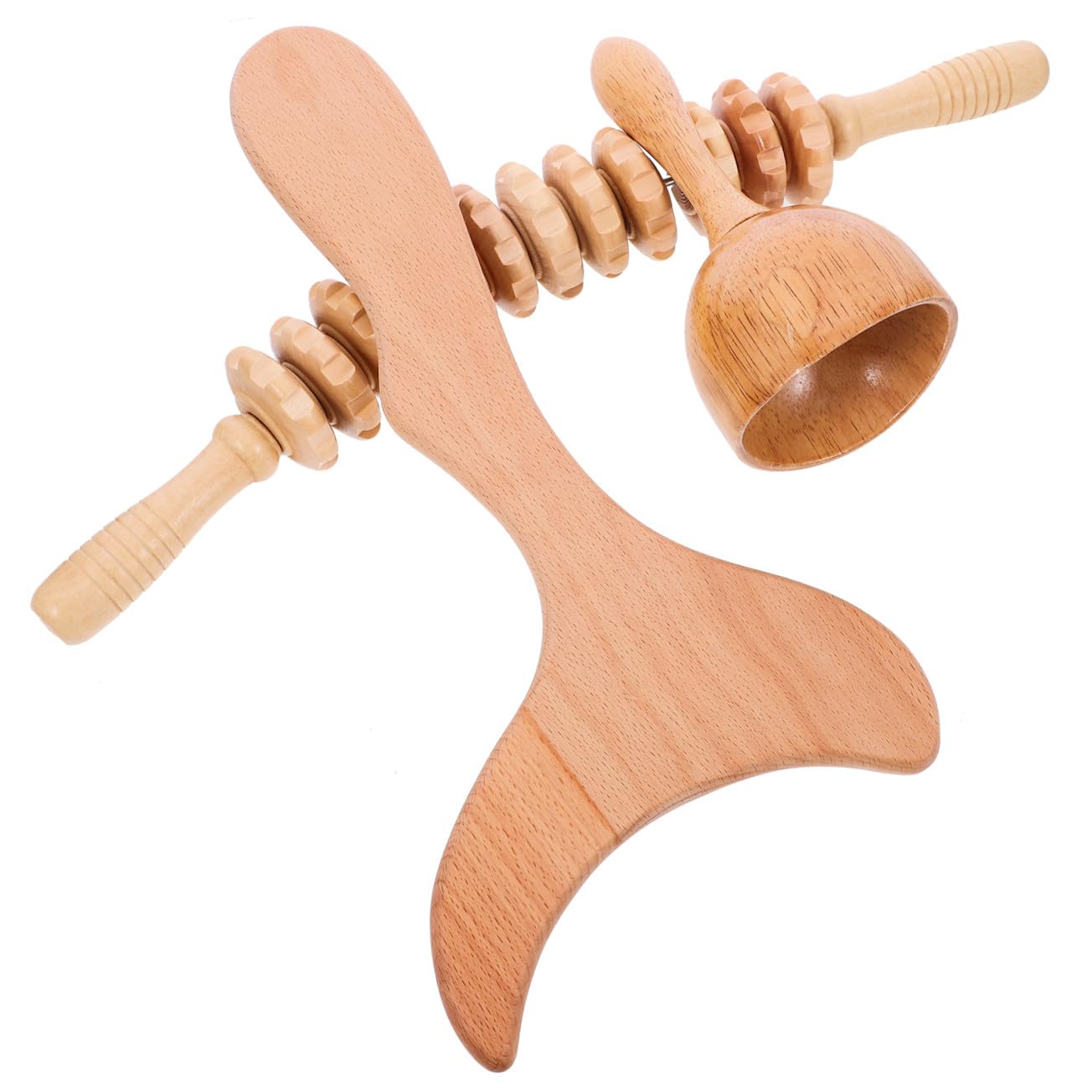 Holz Massagegerät für Körper Holz Tragbar und Leicht zur Muskelentspannung für Zuhause Kompakt und Praktisch
