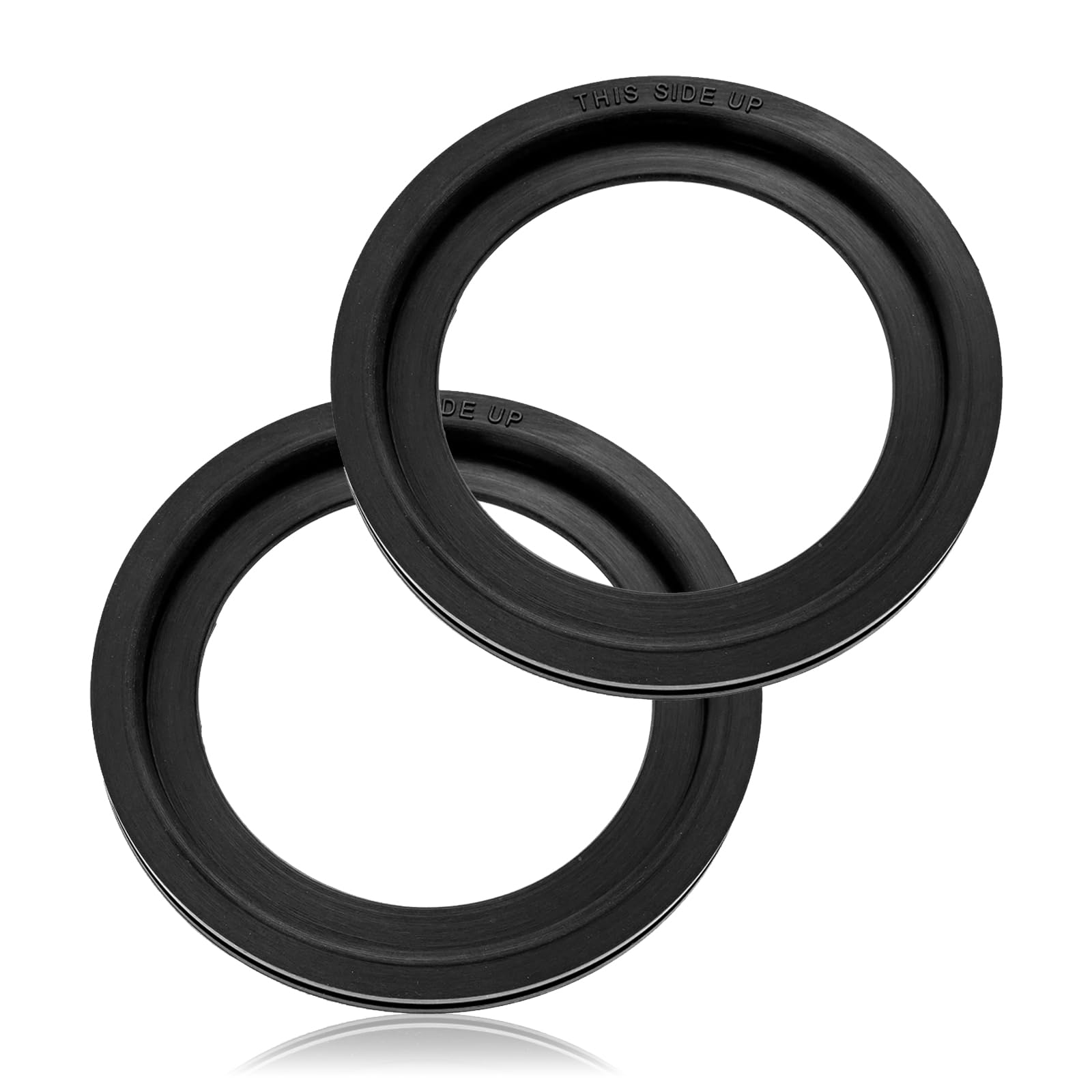 2pcs RV Toilet Seal Replacement,385311658 Black Toilet Seal Kit for 300/310/320 RV Toilets Parts Solve The Leakage Problem