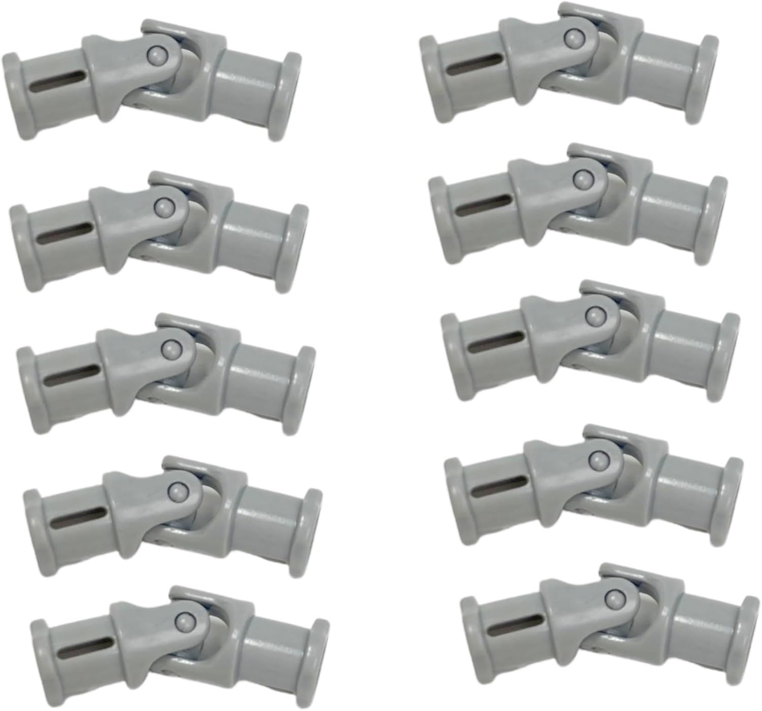 30 PCS Classic Building Ball Joints Bulk, Compatible with Lego Parts and Pieces: Universal Joint 3L(Color: Gray)