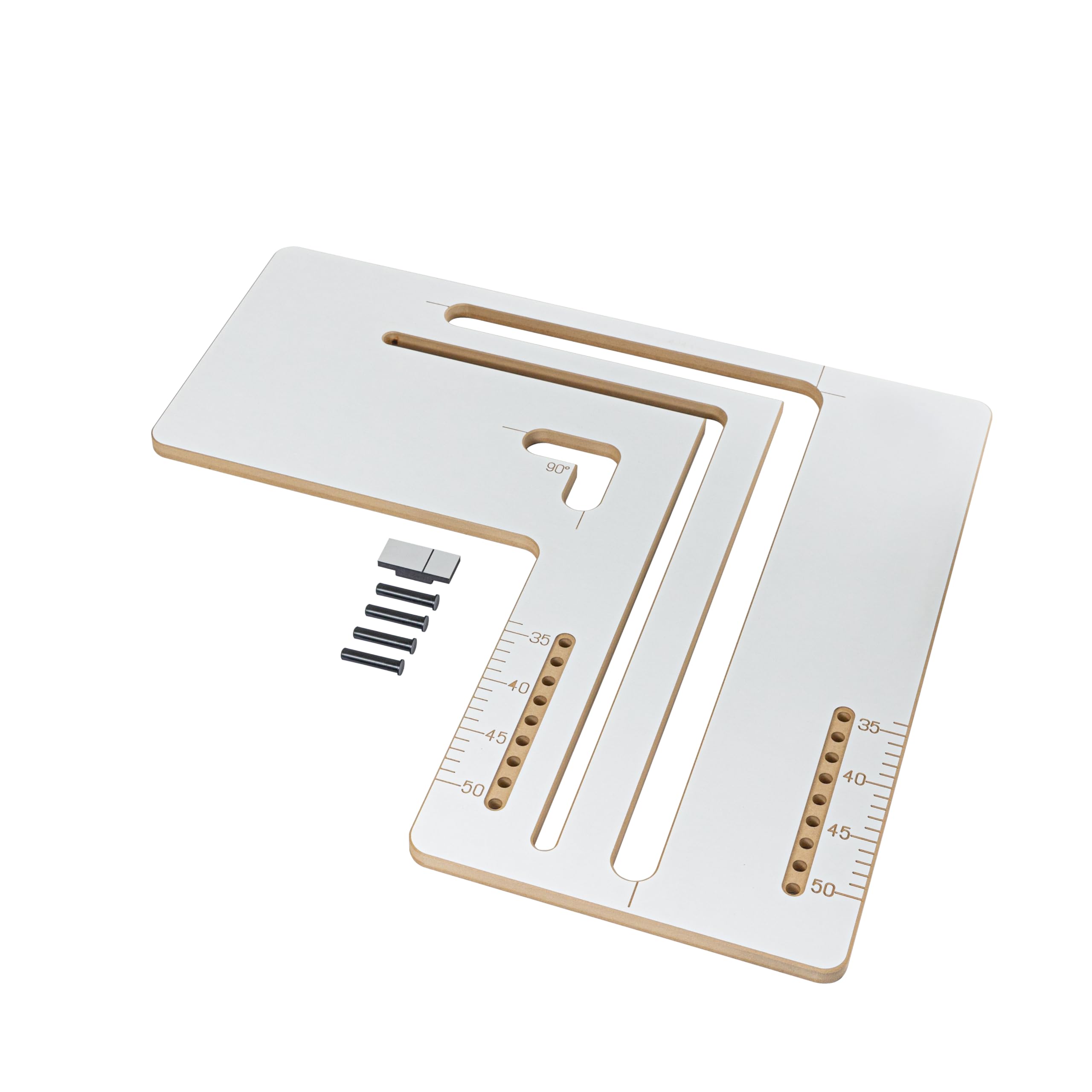 MDF Belfast Sink Worktop Jig | Precision Cutting Jig | DIY Kitchen Jig | Perfect for All Worktop Materials | Centering Pegs Included