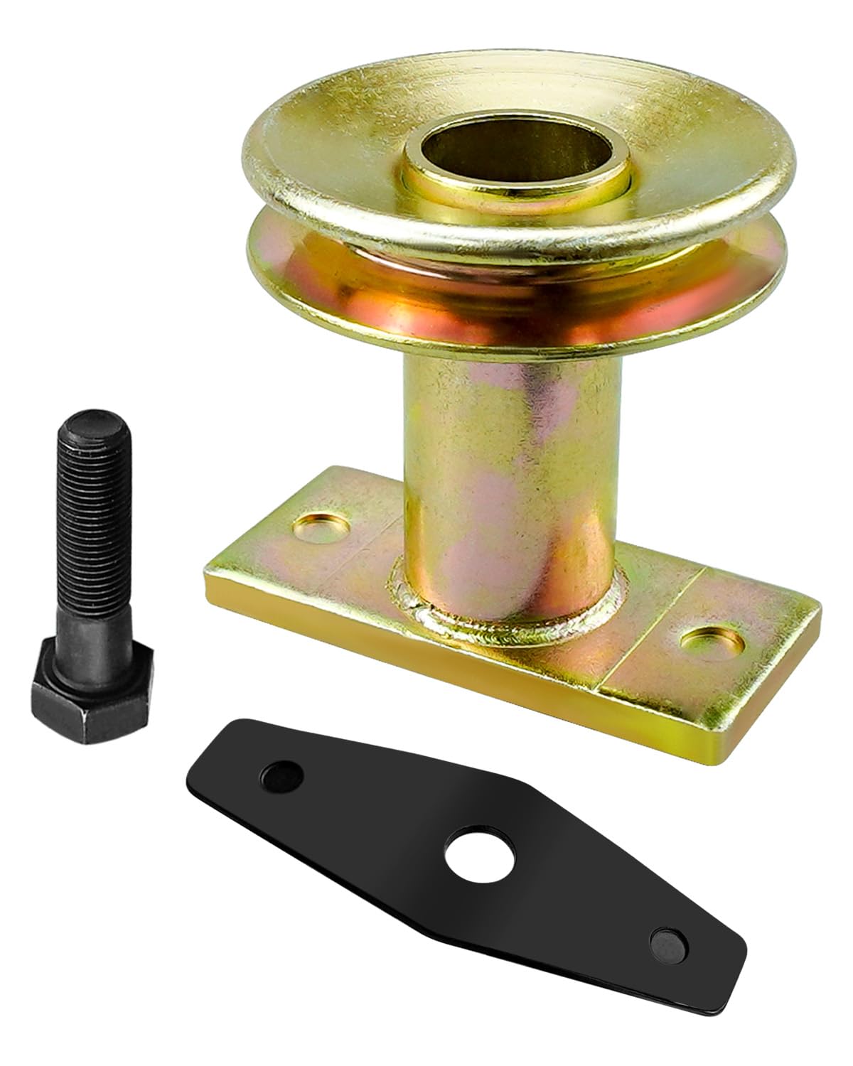 Lawn Mower Blade Adapter with Pulley Replace 687-02528, 25mm Drive Pulley Adapter with Bolt and Blade Washer Compatible with MTD Gold Yard-Man Troy-Bilt TB 230 240 260 280 etc