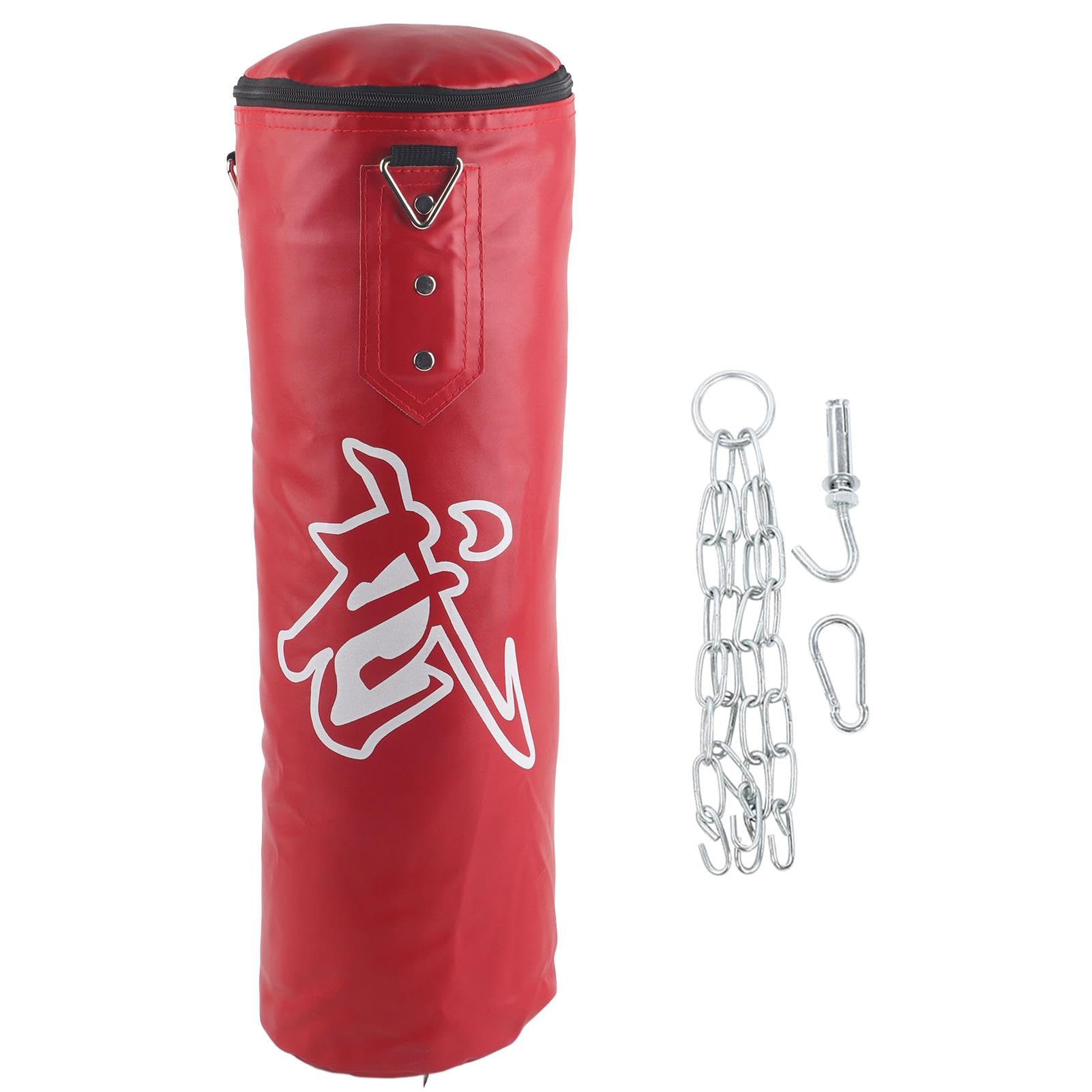 Sacco Boxe Sacco di Sabbia da Boxe Spesso a 3 Strati da 60 cm/80 cm - Sacco da Boxe Vuoto for Allenamento - Tessuto Oxford Resistente Sacco da Box(80cm)