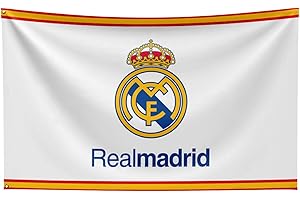 Real Madrid Soccer Flag 3x5 Feet - Show Your Support with Our Durable Banner