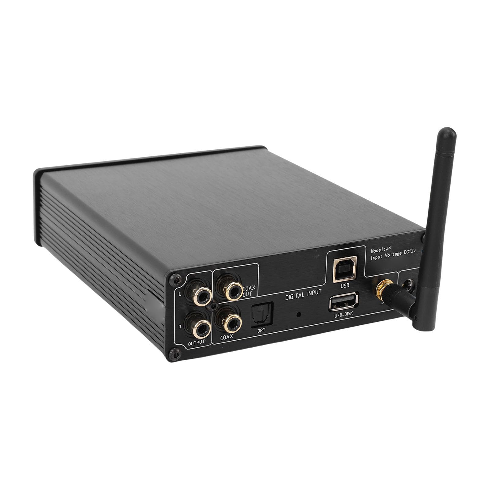 Wzmacniacz odbiornika Bluetooth 5.4 2-kanałowy odtwarzacz cyfrowy Dekoder przedwzmacniacza z dyskiem USB Koncentryczny port światłowodowy Wyświetlacz TFT