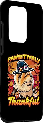 Miniatura 3 de Galaxy S20 Ultra Chow Chow Dog Scarf Pilgrim Happy Thanksgiving Case