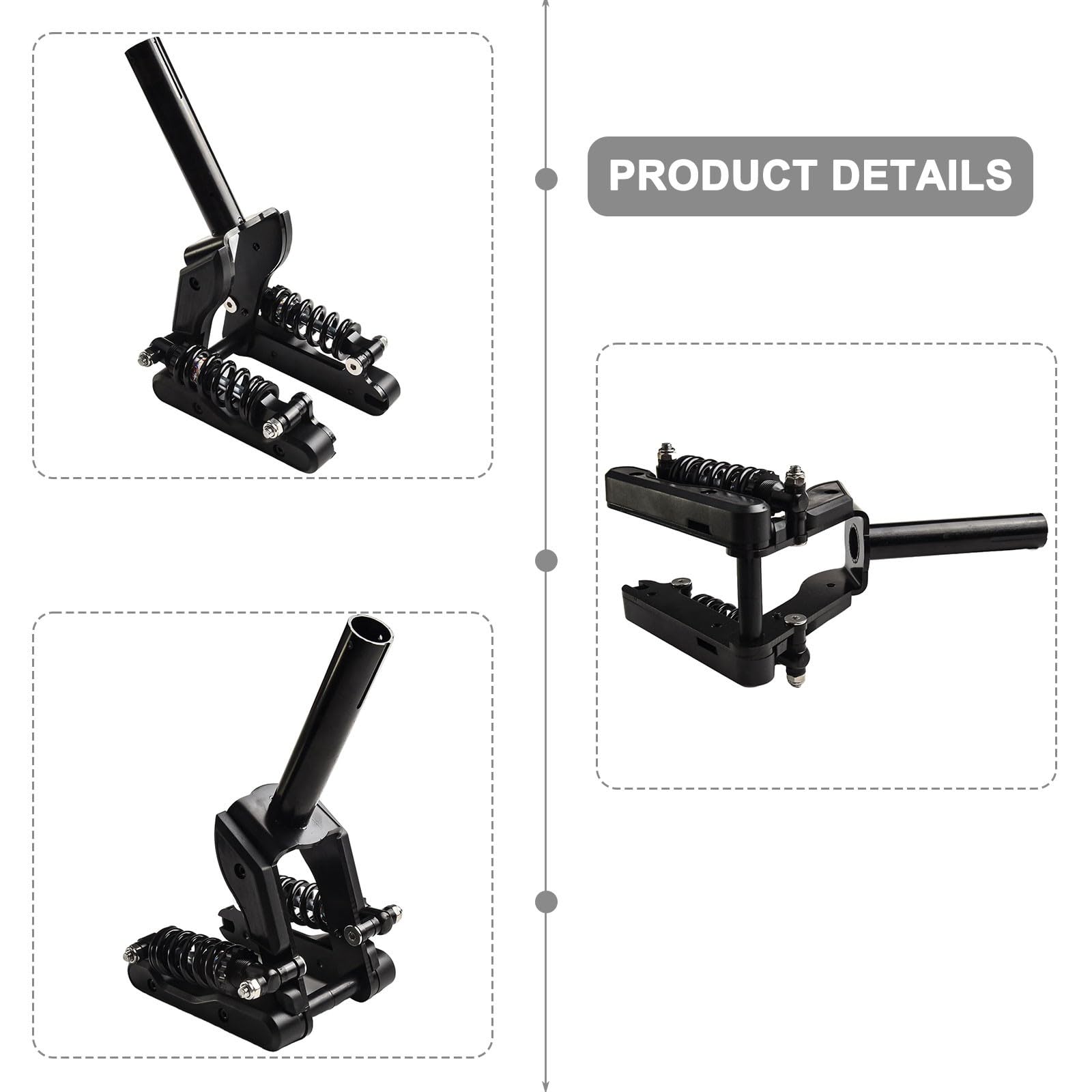 Amortisseur de fourche avant en métal pour trottinette électrique Xiaomi M365 Pro 1S, suspension de stabilité améliorée, pièce de rechange