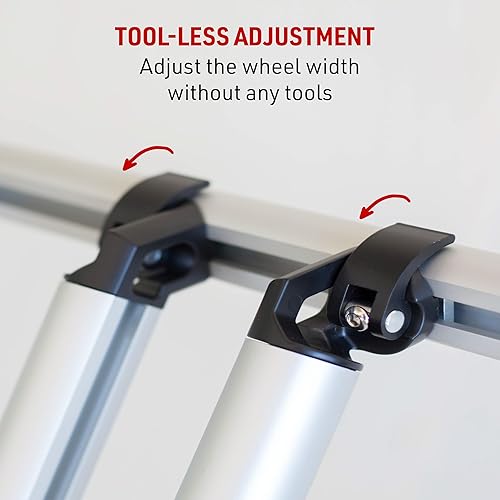 Miniatura 7 de Portabicicletas para caja de camión  Cama de camión de aluminio 2 portabicicletas de tamaño completo  Capacidad para 2 bicicletas estándar