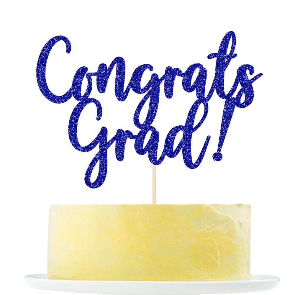 Congrats grad Cake Topper 2025 High school university postgraduate graduation theme party Cake Decorations Boys and girls Graduation in 2025 Cake