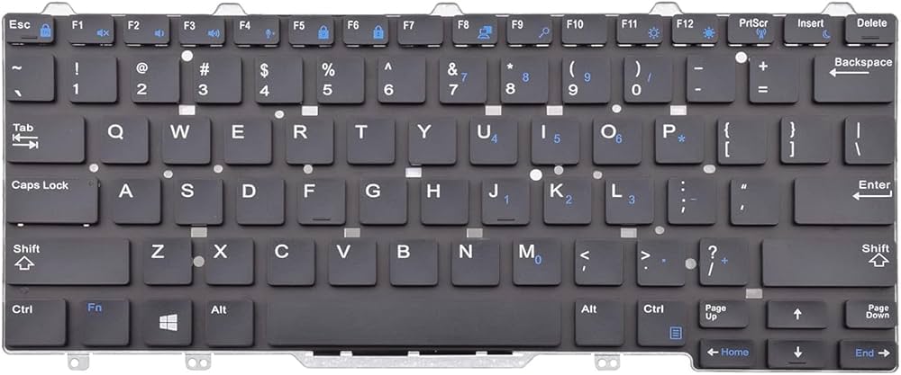 Wefly Laptop Keyboard Compatible for Latitude 3340 3350 E5450