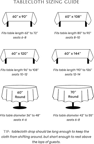 Miniatura 10 de Solino Home Mantel de lino de algodón, 60 x 144 pulgadas, color rosa, lavable a máquina, para verano, banquete, comedor, interior, exterior, Dru,