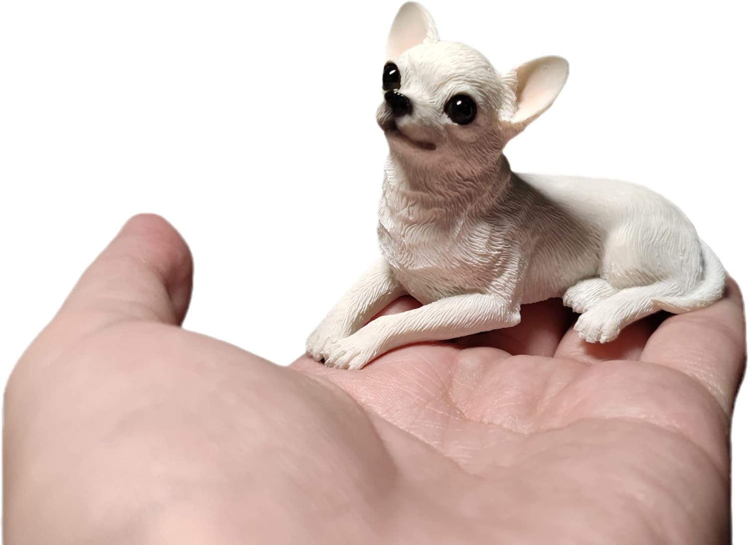 1Pcs 2 inches Mini Resin Chihuahua Figurine Gifts, Mini Dog Memorial