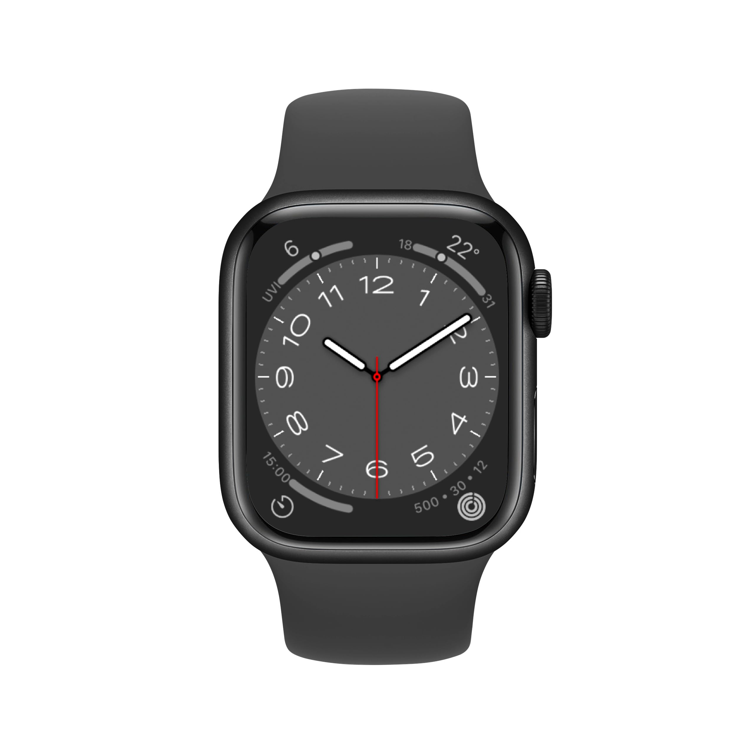 ELETTRONEO SBC1 Cinturino per Apple Watch Ultra 2 49mm, Serie 10 46mm, 9 8 7 45mm 41mm, SE 6 5 4 44mm 40mm, 3 2 1 42mm 38mm Donna Uomo Band Bracciale Sport Silicone, Spazio grigio