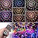 Sound Activated Party Lights with Remote Control，SOLMORE Disco lights Dj Lighting Disco Ball 9 Colors Strobe Lamp 7 Modes Stage Par Light Club Party Gift Kids Birthday Wedding Home Karaoke Dance