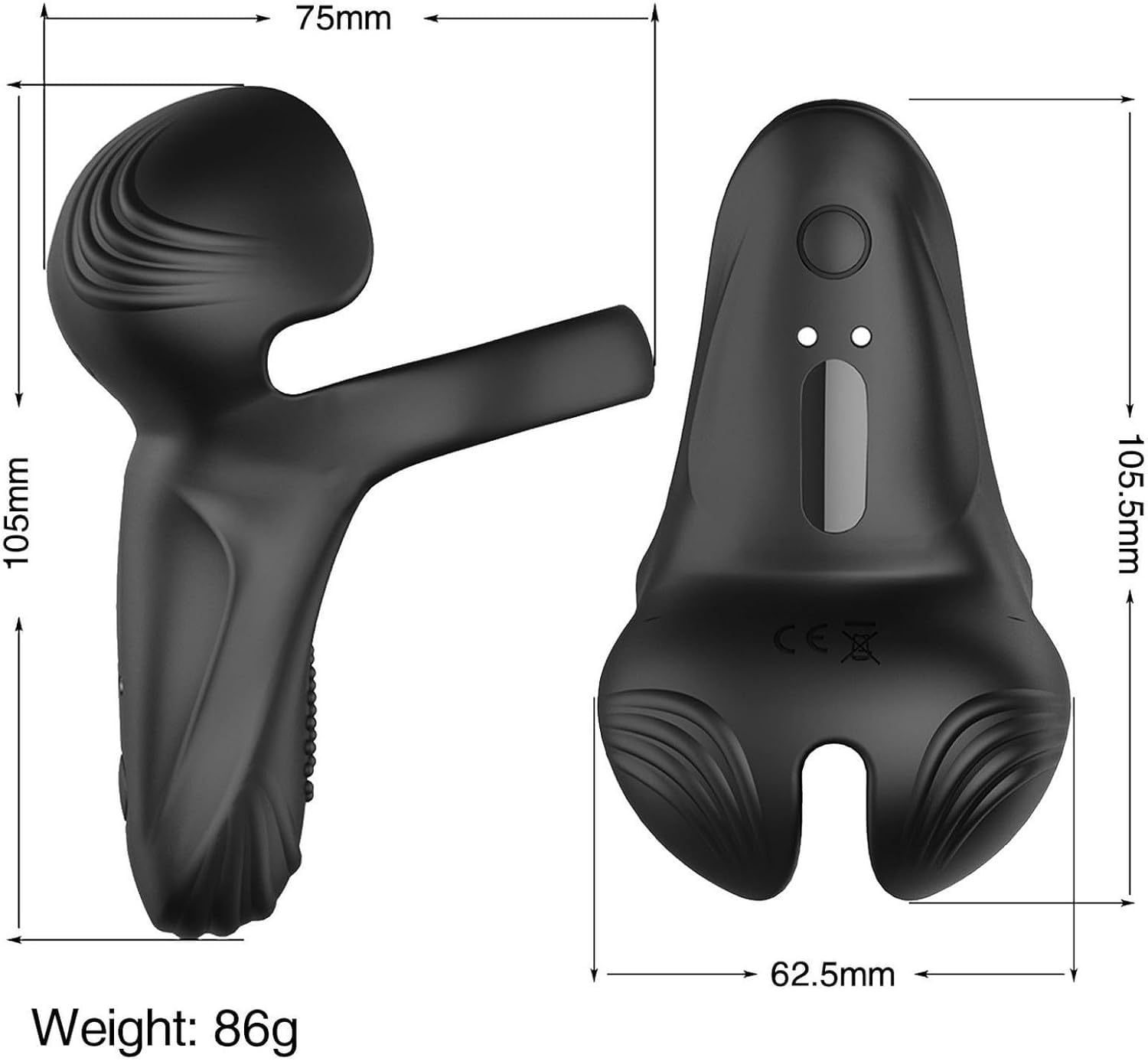 Neuman ApexDrive Pro 2026: massaggiatore a percussione intelligente controllato da app/pulsante, corpo portatile in silicone nero, 9 velocità e design impermeabile IPX7, per casa e viaggio