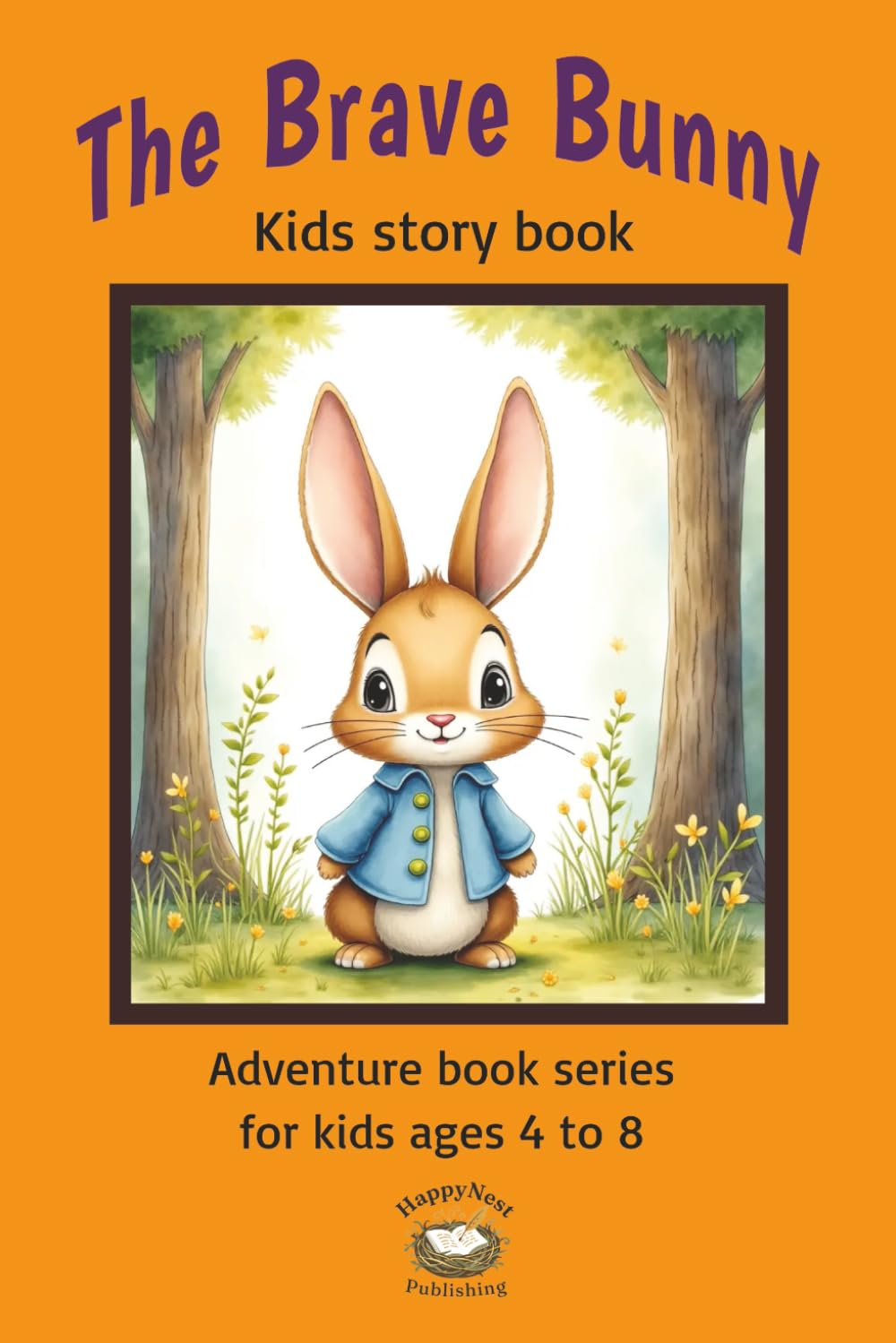 The Brave Bunny: Kids Story book. A Heartwarming Adventure About Courage, Kindness, Confidence and Never Giving Up (Inspiring Books for Children Ages 4–8)