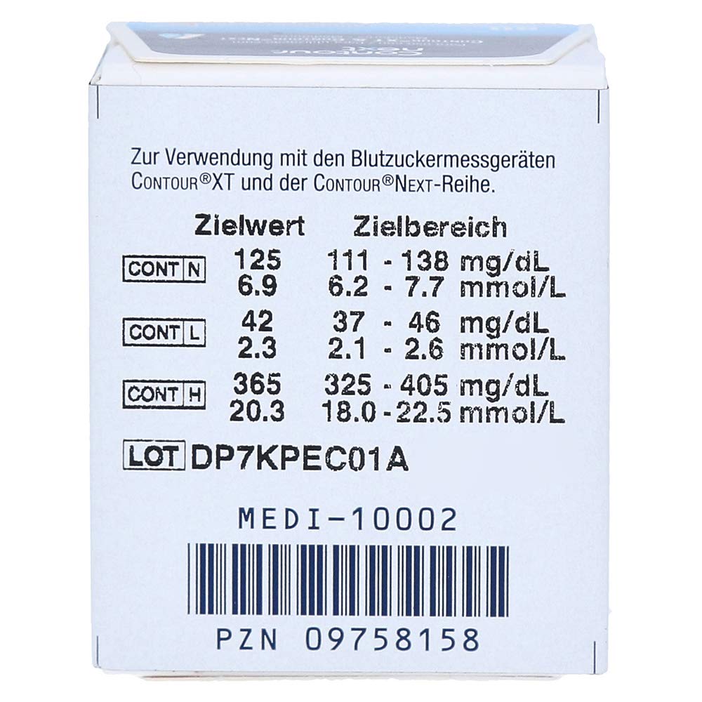 Contour Next Sensoren Teststreifen